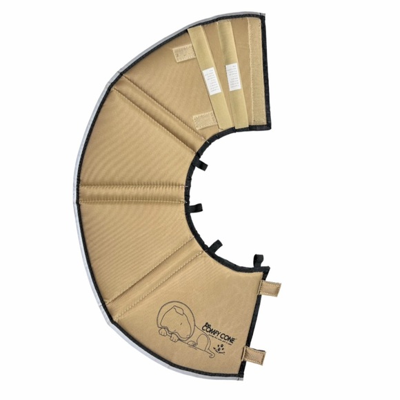 New Comfy Cone Tan E-Collar For Dogs Size Medium (20 cm) - Picture 12 of 13